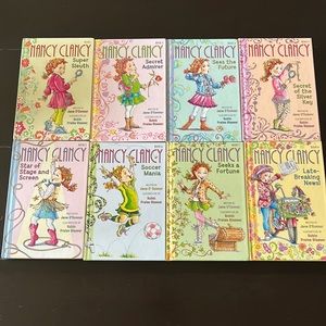 FULL NANCY CLANCY HARD COVER CHAPTER BOOKS SET : BOOKS NUMBER 1-8!